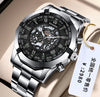 Sports Color Block Single Folding Buckle Quartz Men'S Watches