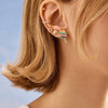 Sports Series Copper Geometric Electroplated Unisex Earrings
