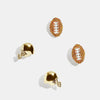 Sports Series Copper Geometric Electroplated Unisex Earrings