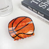 Sports Series Hairpin Women's Pvc Handmade Basketball Football Grab Clip Headwear