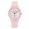 Sports Silicone Women's Watch Alloy Case Stainless Steel Buckle Round Dial Leisure Style