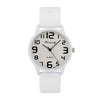 Sports Silicone Women's Watch Alloy Case Stainless Steel Buckle Round Dial Leisure Style