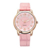 Sports Solid Color Buckle Quartz Women'S Watches