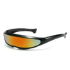 Sports Solid Color Pc Biker Full Frame Glasses