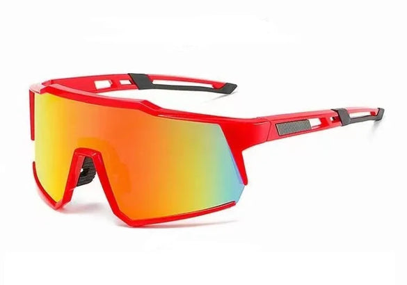 Sports Solid Color Pc Biker Full Frame Sports Sunglasses