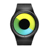 Sports Solid Color Single Folding Buckle Quartz Men'S Watches