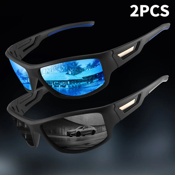 Sports Solid Color Tinted Lenses Biker Full Frame Sports Sunglasses