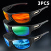 Sports Solid Color Tinted Lenses Biker Full Frame Sports Sunglasses