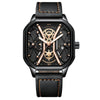 Sports Square Buckle Quartz Men'S Watches