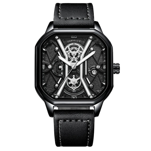 Sports Square Buckle Quartz Men'S Watches