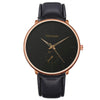 Sports Style Men's Quartz Watch With Alloy Case Imitation Leather Strap And Stainless Steel Buckle Round Dial