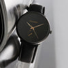 Sports Style Men's Quartz Watch With Alloy Case Imitation Leather Strap And Stainless Steel Buckle Round Dial