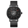 Sports Watch For Male Students Alloy Case Stainless Steel Strap Round Dial Fashion Style