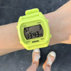 Sports Watch Plastic And Silicone Square Luminous Multifunctional Electronic
