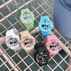 Sports Watch Plastic Silicone Luminous Unicorn Style
