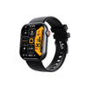 Sports Watch Square Dial Environmental Silicone Strap Blood Oxygen Test Touch Push Button Operation Magnetic Attraction Charging