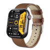 Sports Watch Square Dial Environmental Silicone Strap Blood Oxygen Test Touch Push Button Operation Magnetic Attraction Charging