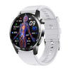 Sports Watch Titanium Alloy Environmentally Friendly Silicone Round For Men With Blood Oxygen Detection Bluetooth