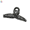 Spraypainted Plastic Handmade Women's Square Cross Hair Clip Hair Accessories