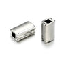 Square Alloy Electroplated Loose Bead Bracelet Jewelry Pendant Accessories Wholesale