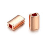 Square Alloy Electroplated Loose Bead Bracelet Jewelry Pendant Accessories Wholesale