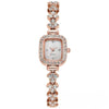 Square Alloy Women's Quartz Bracelet Watch Fashion Style Rectangular Dial