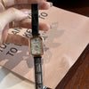 Square Alloy Women's Watch Elegant Casual Style For High School Students