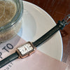 Square Alloy Women's Watch Elegant Casual Style For High School Students