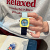 Square Casual Alloy Textile And Stainless Steel Watch With Spiral Crown And Mineral Reinforced Mirror For Students