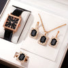 Square Fashionable Plastic Watch Gemstone Bracelet
