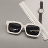 Square Hiphop Sunglasses With Resin Lens And Pc Frame For Adults