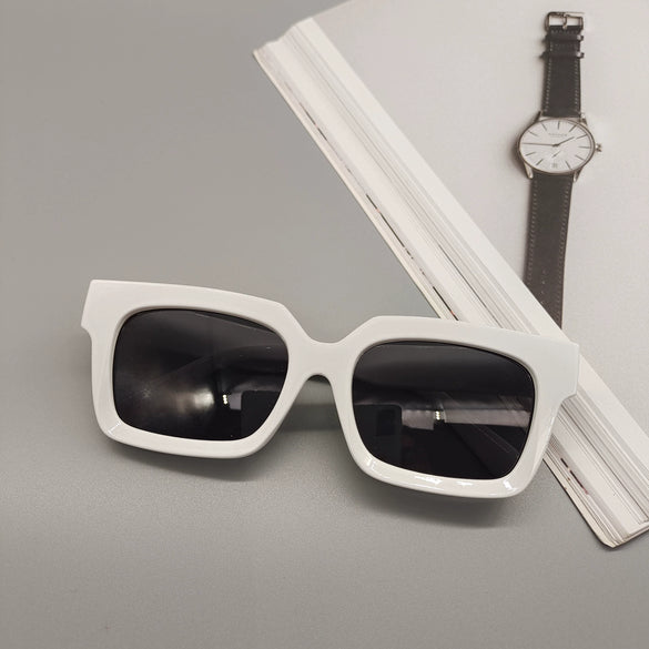 Square Hiphop Sunglasses With Resin Lens And Pc Frame For Adults