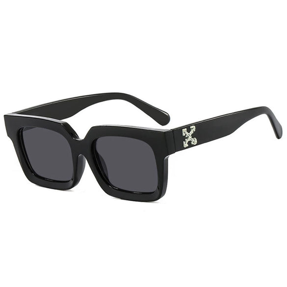 Square Hiphop Sunglasses With Resin Lens And Pc Frame For Adults