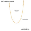 Square Interlocking Zircon Pendant Multi Layer Clavicle Chain Exquisite Bracelet Light Luxury Set Stainless Steel Electroplated