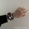 Square Luminous Multifunction Electronic Plastic Watch For Young Men And Women Casual Fashion Style