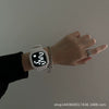 Square Luminous Multifunction Electronic Plastic Watch For Young Men And Women Casual Fashion Style