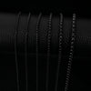 Square Pearl Chain Stainless Steel Geometric Electroplated