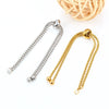 Square Pearl Pushpull Stainless Steel Vacuum Gold Electroplated Bracelet