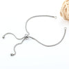 Square Pearl Pushpull Stainless Steel Vacuum Gold Electroplated Bracelet