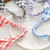 Square Plaid Stretch Triangle Cloth Scarf Headwear For Women Spring And Summer Seiko Design