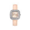 Square Quartz Watch Alloy Case Imitation Leather Strap Stainless Steel Buckle Fashion Style