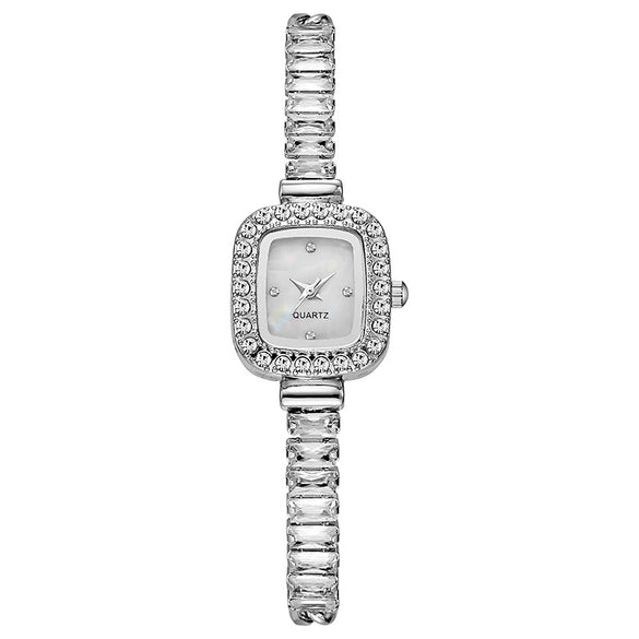 Square Quartz Watch Alloy Women's Jewelry Fashionable