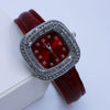 Square Quartz Women's Alloy Pu Leather Luxury Watch
