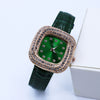 Square Quartz Women's Alloy Pu Leather Luxury Watch