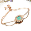 Square Quartz Women's Watch Alloy Case Stainless Steel Strap Simple Light Luxury Fashion Bracelet Jewelry