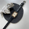 Square Retro Women's Watch Alloy Case Ordinary Glass Mirror Leisure Style