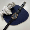 Square Retro Women's Watch Alloy Case Ordinary Glass Mirror Leisure Style