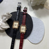 Square Retro Women's Watch Alloy Case Ordinary Glass Mirror Leisure Style