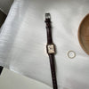 Square Retro Women's Watch Alloy Case Ordinary Glass Mirror Leisure Style