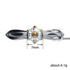 Square Ring Jewelry Copper Geometric Zircon Design Unisex